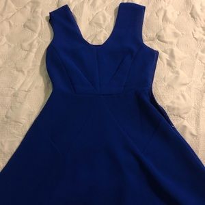Blue cocktail dress